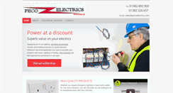 Desktop Screenshot of peco-electrics.co.uk